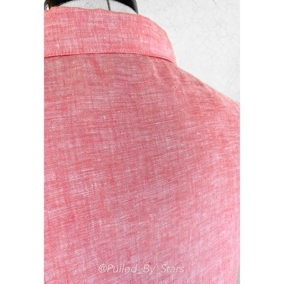 JONES & CO | JONES NEW YORK Sleeveless Red Linen Tunic Top - Size M - NWT - Picture 13 of 15